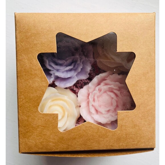 Floral Goats Milk Soap, Hostess Gift Set, Mothers Day, Valentines Day - Picture 6 of 7